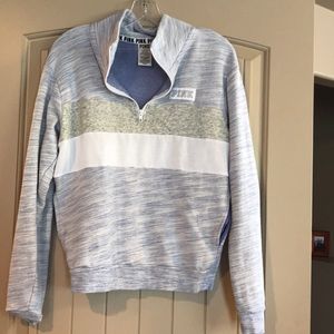 PINK half zip sweatshirt